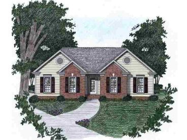 Small Traditional Home, 045H-0001