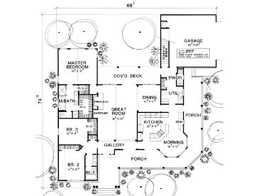Floor Plan, 036H-0009