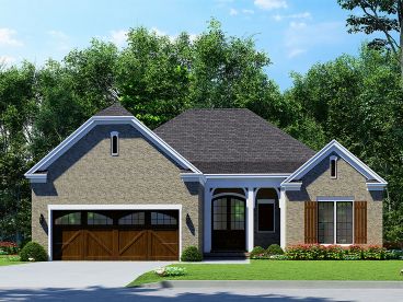 Small Ranch House Plan, 074H-0185