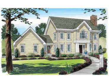 Colonial House Plan, 047H-0038