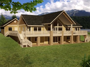 Mountain House Plan, 012H-0220