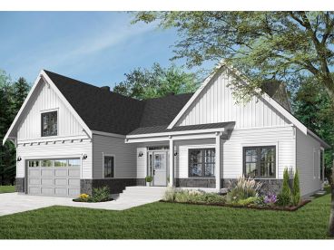 Small Empty-Nester House Plan, 027H-0510