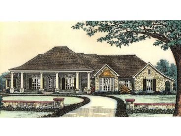 One-Story Home Plan, 002H-0073