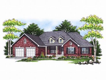 Traditional Home Plan, 020H-0002