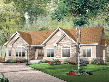 One-Stroy Home Plan, 027H-0375