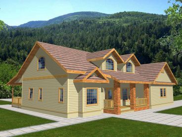 Country Home Plan, 012H-0110