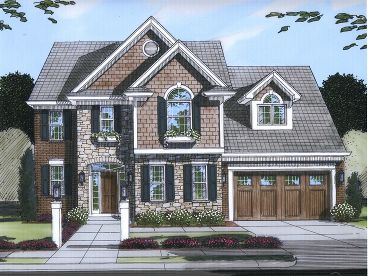Two-Story House Design, 046H-0024