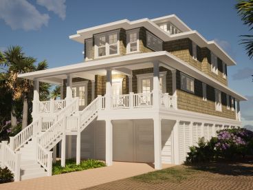 Coastal House Plan, 052H-0160