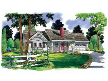 Small Ranch House Plan, 047H-0029