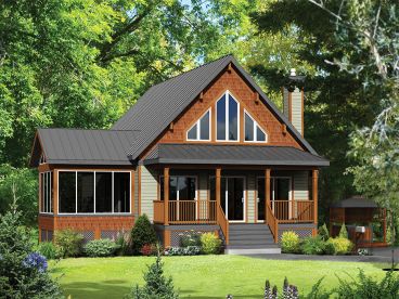 Small Country House Plan, 072H-0218