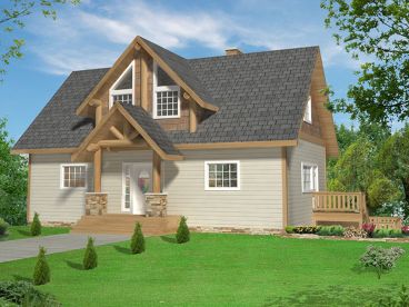 Craftsman House Plan, 012H-0184