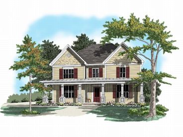 Two-Story Home Plan, 019H-0041