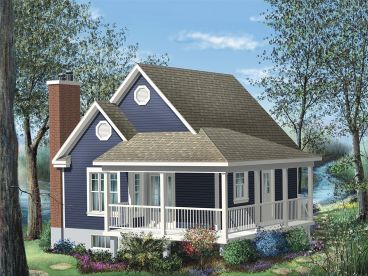 Cottage House Plan, 072H-0191