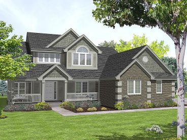 Two-Story House Plan, 016H-0030