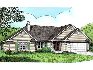 Traditional House Plan, 044H-0002