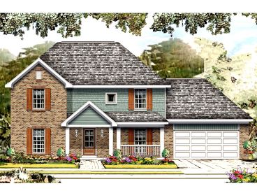 Two-Story House Plan, 061H-0162