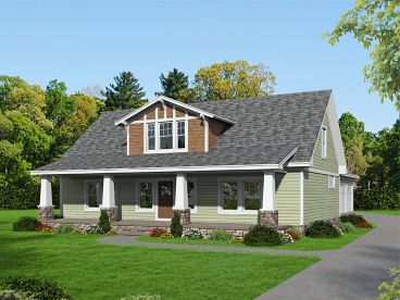 Craftsman House Plan, 061H-0191